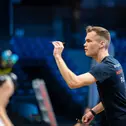 Laurin Heinrich bei den German Darts Open in Jena 