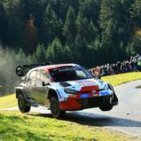 Pechvogel: Elfyn Evans (Toyota) schied am Samstagmorgen aus und muss damit seine WRC-Titelhoffnungen begraben