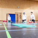 Fitnessübungen standen genauso auf dem Programm wie Seminare
