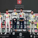 Das Sonntags-Podium der ADAC GT4 Germany in Oschersleben