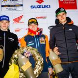 ADAC MX Masters 2019, Fürstlich Drehna, Glen Meier ( Dänemark / Yamaha / Team Specialmontering ), Rene Hofer ( Österreich / KTM / KTM Junior Racing ) und Cyril Genot ( Belgien / Husqvarna / GENOT RACING KTM TEAM )