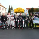 Die strahlenden Sieger der ADAC Hessen Rallye Vogelsberg
