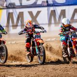 ADAC MX Masters 2020, Grevenbroich, Start ADAC MX Junior Cup, Oscar Denzau (Deutschland/KTM/ADAC Hansa MX Junior Team), Maximilian Werner (Deutschland/KTM/KOSAK-Racing Team), Leon Rudolph (Deutschland/KTM/ADAC Hessen-Thüringen MX Masters Rookie Team)