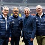 Jürgen Hieke, Wolfgang Schattling, Dr. Gerd Ennser, Dieter Seibert (v.l.)