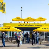 Die ADAC Mitgliederlounge befindet sich im Infield hinter den Tribünen T3/1 und T4