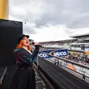 Julia Vieregge sang in Hockenheim die deutsche Nationalhymne