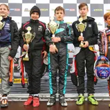 Podium Tageswertung OK Junior
