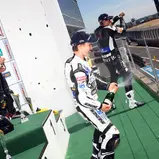 ADAC Junior Cup powered by KTM, Nürburgring, Podium, Dennis Norick Stelzer, Dirk Geiger, Maximilian Sohnius