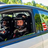 Eingespieltes Duo: Luca Pröglhöf und Christina Ettel gewannen schon gemeinsam den ADAC Opel Electric Rally Cup 2024