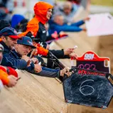 Langjähriger WM-Pilot Tanel Leok als Helfer in der Helferbox