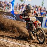 Cyril Genot ist der engste Verfolger von Spitzenreiter Jordi Tixier beim ADAC MX Masters