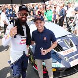 DTM trifft auf MotoGP: Nicki Thiim und Pol Espargaro (l-r)