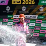 Große Freude bei Matteo Cairoli über den Sieg im Sonntagsrennen der DTM