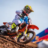 ADAC MX Masters, Gaildorf,  Nick Domann ( Deutschland / KTM / Falcon Motorsports ) auf seiner Maschine beim ADAC MX Junior Cup