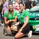 Zwei Olympiasiegerinnen bei der DTM: Daniela Maier und Ricarda Funk (l-r)