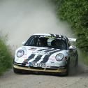 Ruben und Petra Zeltner beendeten die Rallye im Porsche 996 GT3 auf dem dritten Platz