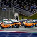 Die drei McLaren von Dörr Motorsport auf dem Red Bull Ring