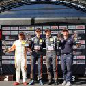 Das Podium der ADAC TCR Germany am Sonntag