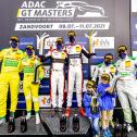 Die Top Drei auf dem Podium