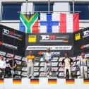 ADAC TCR Germany, Nürburgring, Podium, Rennen 2, Junior Team Engstler, Luca Engstler, HP Racing, Harald Proczyk, LMS Racing, Antti Buri, AC 1927 Mayen e.V. im ADAC, Sheldon van der Linde