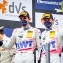 Luca Stolz (l.) bestreitet sein 100. Rennen im ADAC GT Masters