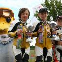 ADAC Mini Bike Cup, Einsteiger, Oschersleben, Podium, Nicolas Czyba, Marvin Siebdrath, Michal Búlik