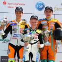 ADAC Junior Cup powered by KTM, Schleiz, Podium, Lukas Tulovic, Tim Georgi, Marc Zellhöfer