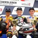 ADAC Junior Cup powered by KTM, Oschersleben II, Podium, Pedro John, Tim Georgi, Matthias Meggle