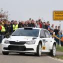 Starke Premiere: Platz zwei für Sandro Wallenwein im Skoda Fabia R5