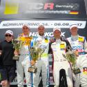 ADAC TCR Germany, Nürburgring, Podium, Rennen 2, Junior Team Engstler, Luca Engstler, HP Racing, Harald Proczyk, LMS Racing, Antti Buri, AC 1927 Mayen e.V. im ADAC, Sheldon van der Linde