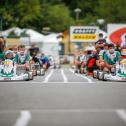 Jakob Bergmeister fuhr beim verspäteten Saisonauftakt des ADAC Kart Masters aufs Podest