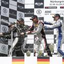 ADAC GT Masters, Nürburgring, Podium, Claudia Hürtgen, Dominik Baumann, Toni Seiler, Jeroen Bleekemolen, Max Sandritter, Jörg Müller