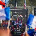 MXON Team Germany 2016 Maggiora, Im Bild Siegerehrung MXON Wertung, Team Frankreich/Holland/USA auf den Plaetzen 1-3