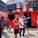 ADAC Formel 4, Hockenheim, Charles Leclerc, Ferrari, Niklas Krütten (Van Amersfoort Racing), Arthur Leclerc (US Racing CHRS), Gianluca Petecof (Prema Powerteam), Théo Pourchaire (US Racing CHRS) und Roman Stanek (US Racing CHRS)