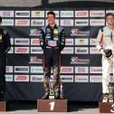 Das Junior-Podium der ADAC TCR Germany am Sonntag