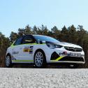 Premiere: Der Opel Corsa-e Rally geht im Rahmen der ADAC Rallye Stemweder Berg erstmals an den Start