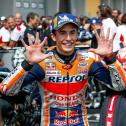 Marc Marquez aus Spanien gewann klassenübergreifend seine zehn letzten Rennen in Sachsen