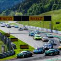 Volles Feld beim Gastspiel der ADAC GT4 Germany auf dem Red Bull Ring