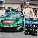 Christopher Haase bestritt am Samstag 150. Rennen im ADAC GT Masters