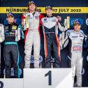 Das Podium des Prototype Cup Germany auf dem Nürburgring