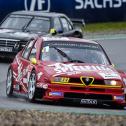 Stefan Rupp feiert mit seinem Alfa Romeo 155 ITC einen Sieg und einen zweiten Platz (Foto: Tourenwagen Legenden)