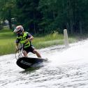 Randy Krummenacher aus der Schweiz mit viel Spaß beim Motosurf