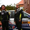 Sie mischen die Jungs im Cup kräftig auf: Sarah Rumeau (l.) und Copilotin Julie Amblard