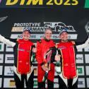 Jubel bei Gary Hauser (li), Teamchef Christian Hauser und Markus Pommer