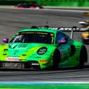 In seinem Porsche 911 GT3 R fuhr Dennis Olsen zum zweiten Mal in dieser Saison aufs Podium