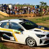 Jonas Ertz und Maresa Lade wollen im Opel Corsa Rally4 vorne in der DRM2 mitfahren
