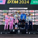 Das Podium im Samstagsrennen von Oschersleben