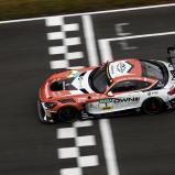 Der Mercedes-AMG GT3 von Landgraf-Motorsport überquerte im Sonntagsrennen als Erster die Ziellinie