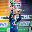 Kelvin van der Linde feierte am Dekra Lausitzring seinen ersten Saisonsieg