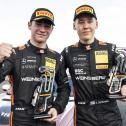 Tom Kalender und Elias Seppänen liegen auch in der „Road to DTM“-Wertung an der Spitze